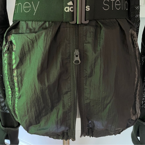 Adidas by Stella McCartney lightweight windbreaker in black, small - Picture 10 of 16